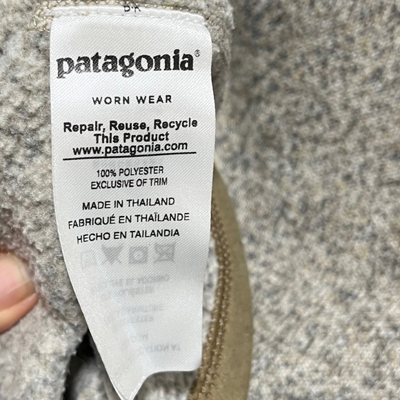 Patagonia Better Sweater 1/4-Zip Fleece Jacket Stonewash- Men's Small-Preowned - Picture 5 of 12